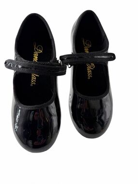 Dance Class Black Tap Dance shoes Mary Jane Class & Recital Wear Youth Size 12